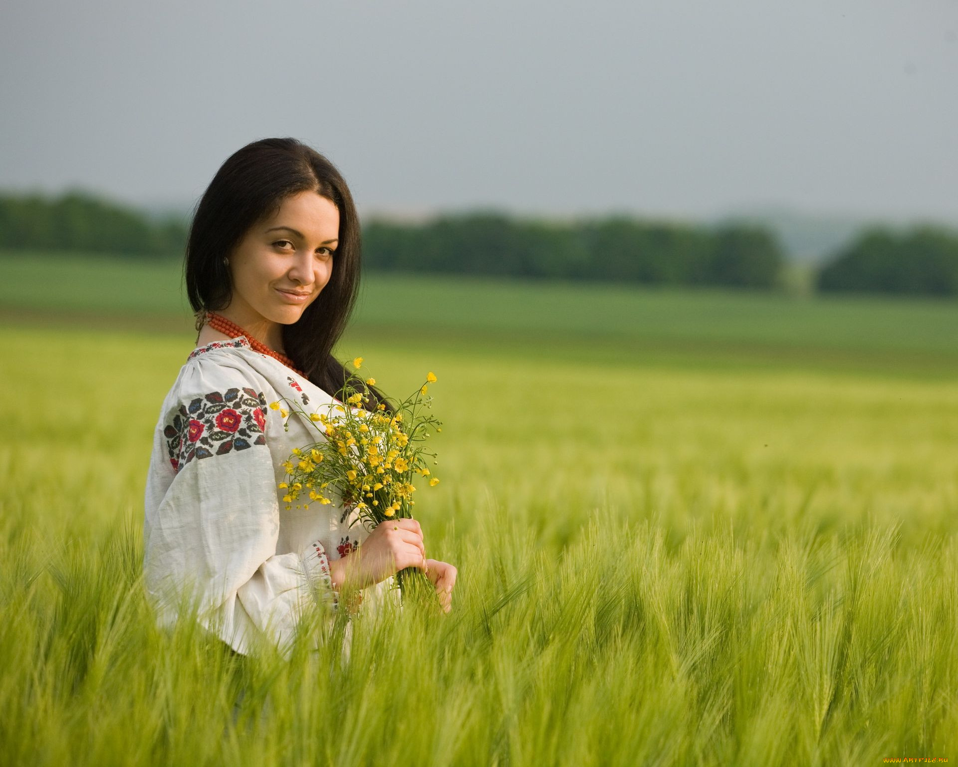 Women in Slavic costumes in Kaohsiung