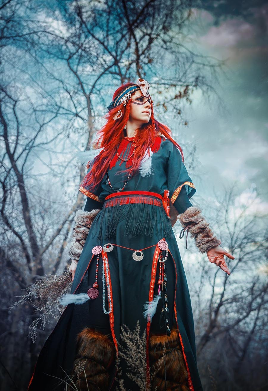 Girls in Slavic costumes underwear in Kaohsiung